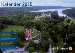 Kalender 2015 - Tyresö kommun