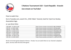 5 Nations Tournament U18 – Czech Republic