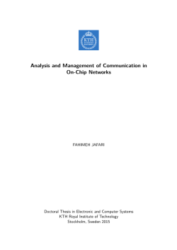 Analysis and Management of Communication in On