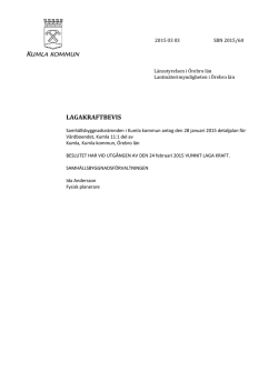 Vårdboendet, Kumla 11