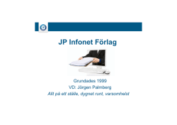 JP Infonet Förlag
