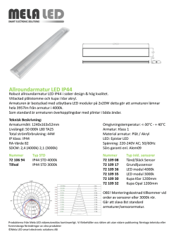 Allroundarmatur LED IP44