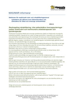 Nyhetsbrev 12 - För utförare i Uppsala kommun