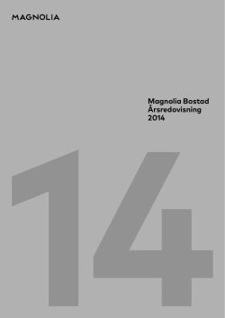 Ladda ner PDF - Magnolia Bostad
