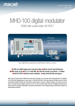 MHD-100 digital modulator