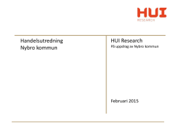 Slutrapport Handelsutredning Nybro 20 Feb 2015