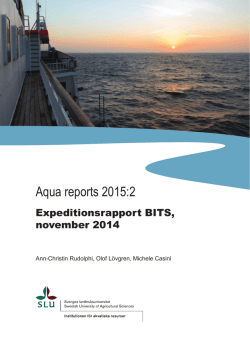 Aqua reports 2015:2