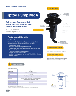 Tiptoe Pump Mk 4