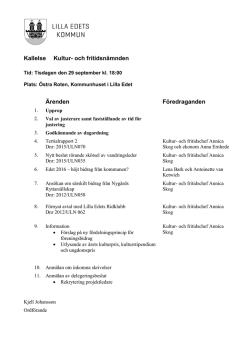 Kallelse KFN 2015-09-29