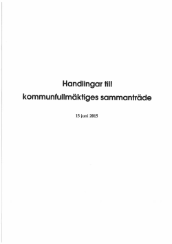 Handlingar - Hudiksvalls kommun