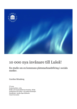 10 000 nya invånare till Luleå!