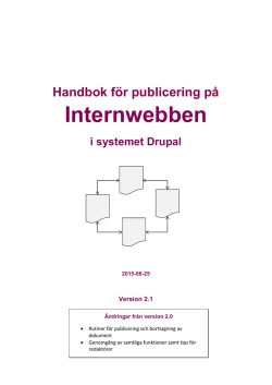 handboken i Drupal - Internwebben