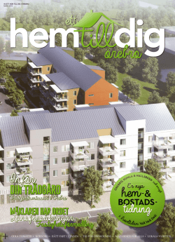 Inför - Hem till Dig | Mäklartidningen i Örebro