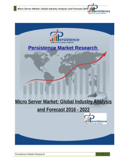 Micro Server Market: Global Industry Analysis and Forecast 2016 - 2022