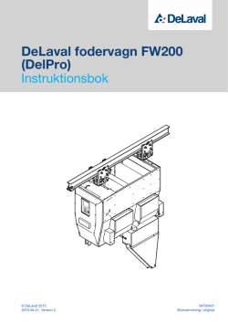 DeLaval fodervagn FW200 (DelPro)