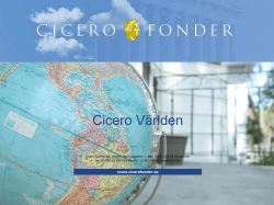 Presentation Cicero Världen 2015-09