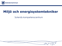 YH-Miljö och energisystemtekniker 400p