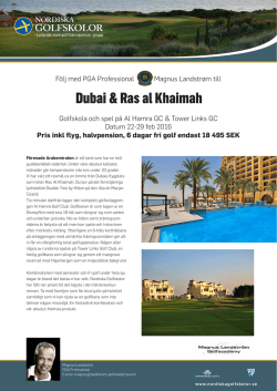 Dubai & Ras al Khaimah
