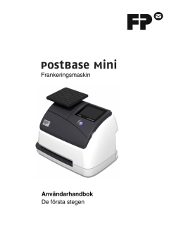 PostBase Mini – Erste Schritte (generisch / schwedisch)