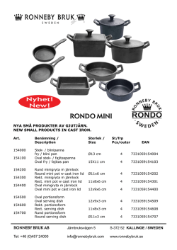 RONDO MINI - Ronneby bruk