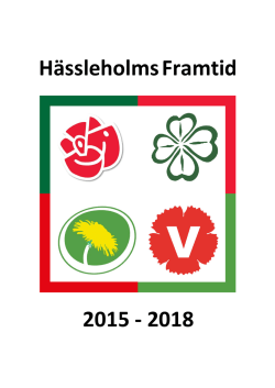 HässleholmsFramtid 2015 - 2018