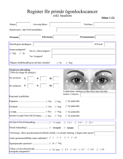 Register för primär ögonlockscancer