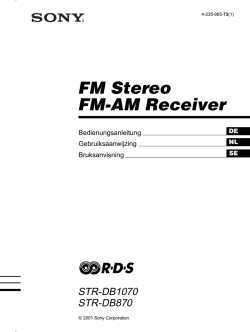 FM Stereo FM-AM Receiver - Community