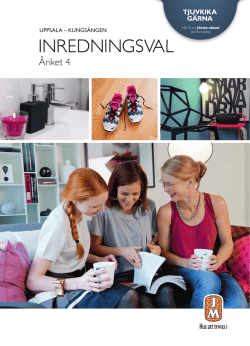 Katalog Inredningsval Åriket 4 (Preliminär)