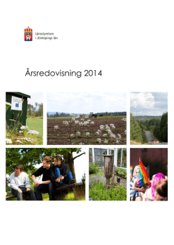 &Aring;rsredovisning 2014 - L&auml;nsstyrelsen i J&ouml;nk&ouml;pings
