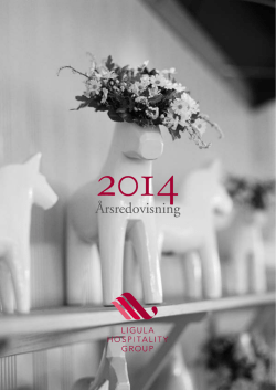 Ligula Hospitality Group årsredovisning 2014