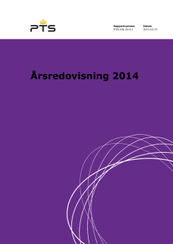 &Aring;rsredovisning 2014