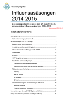 Influensasäsongen 2014-2015