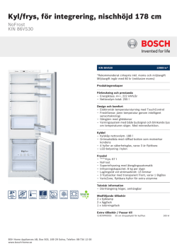 Bosch KIN 86VS30