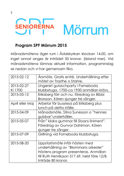Program 2015-2016