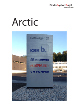 Arctic - produktblad