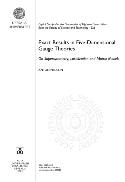 Exact Results in Five-Dimensional Gauge Theories