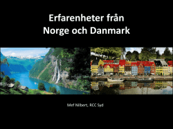 Presentation Mef Nilbert, Hur gör Norge och Danmark?
