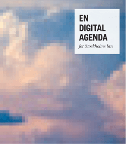 Digital agenda för Stockholms län