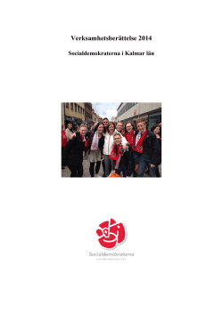 Verksamhetsberättelse 2014