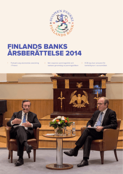 Finlands Banks årrberättelse 2014