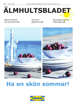 ÄLMHULTSBLADET - Textalk Weblisher