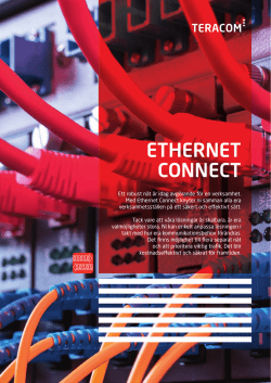 Ladda ner produktblad om produkten Ethernet Connect