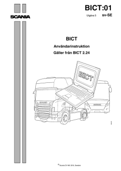 BICT:01 - Scania Technical Information Library (TIL)