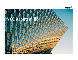 NCC Arbetsmiljö