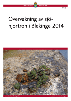 Rapport-2015-2 - Länsstyrelserna