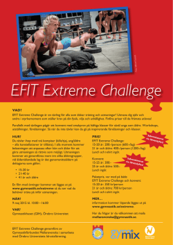 EFIT Extreme Challenge
