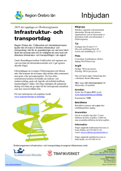 Inbjudan - Region Örebro län