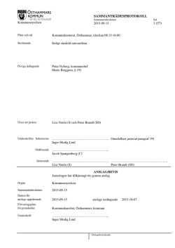Protokoll 2015-09-15