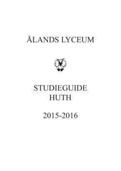 HUTH-studieguide