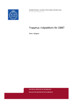 Trapphus i träplattform för CBBT